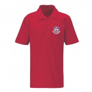 St Paul's Adults Red School Polo Shirt 